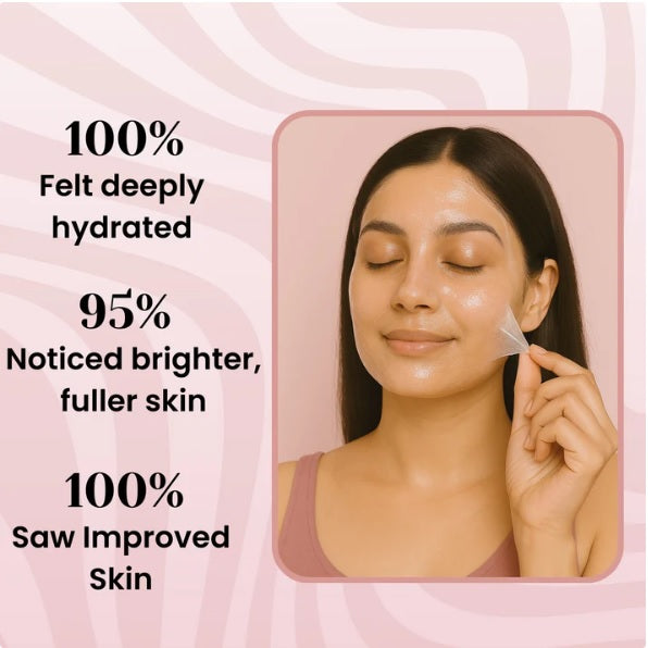 Glowing Skin 💥 Korean Collagen Night Peel-Off Mask ✔